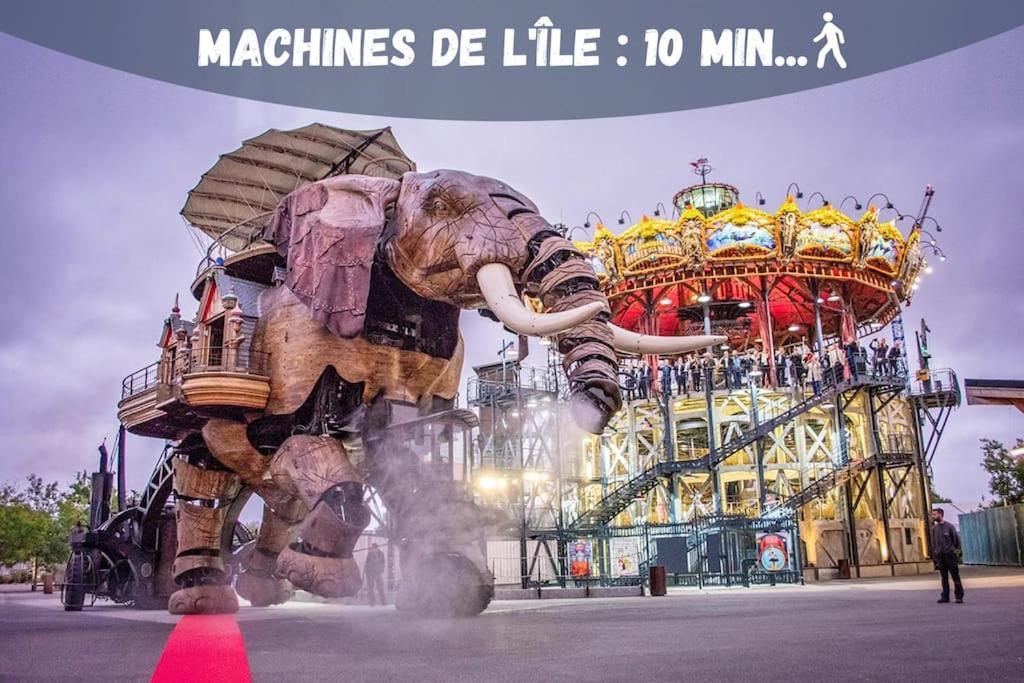 Ferienwohnung Machines De L'Ile - Fibre - Netflix - T2 La Tour Nantes Exterior foto
